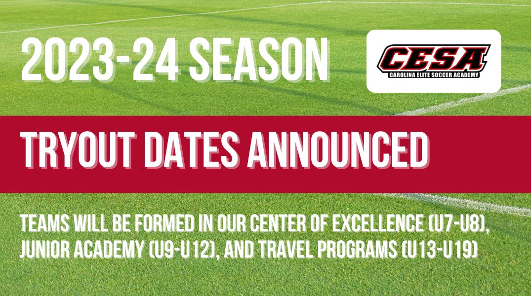 2023-24 Tryout Dates Announced